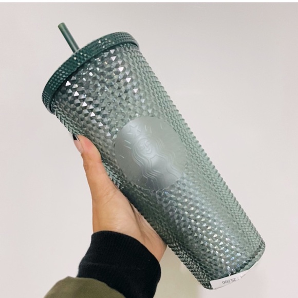RARE STARBUCKS GREEN STUDDED - Picture 4 of 6